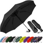 SIEPASA Windproof Travel Compact Umbrella-Automatic Umbrellas for Rain-Compact Folding Umbrella, Travel Umbrella Compact, Small Portable Windproof Umbrellas for Men Women Teenage.